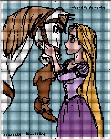 100 top idées de pixel art Disney faciles 60
