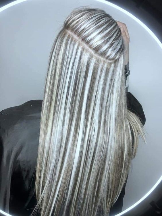 50 top idées de balayages blond polaire 6 50 top idées de balayages blond polaire 6