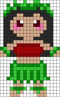 100 top idées de pixel art Disney faciles 63