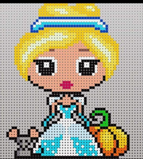 100 top idées de pixel art Disney faciles 65