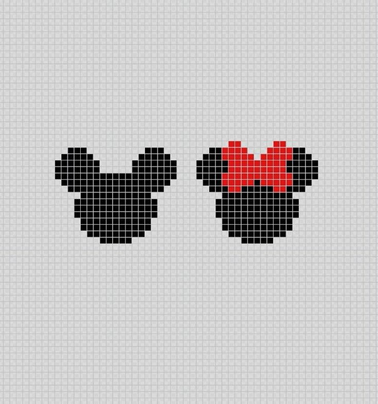 100 top idées de pixel art Disney faciles 70