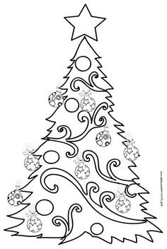 50 top idées de dessins de sapin de Noël 7