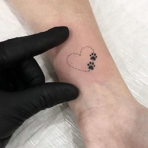 50 top idées de tatouages patte de chien 7 50 top idées de tatouages patte de chien 7