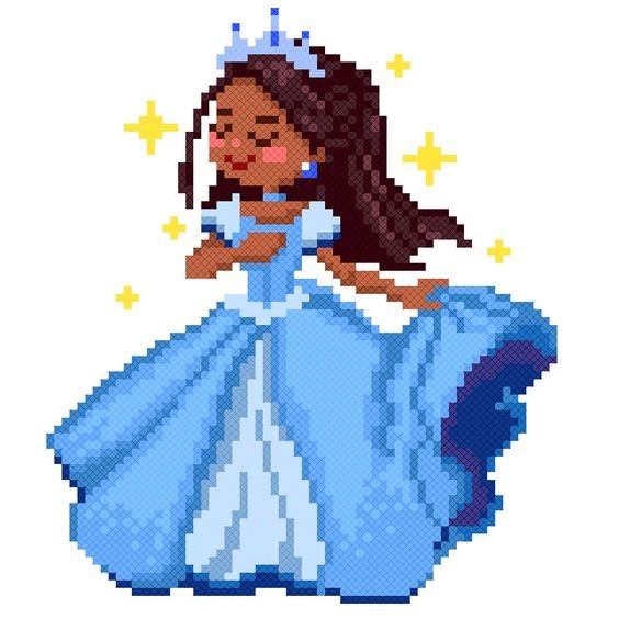100 top idées de pixel art Disney faciles 72