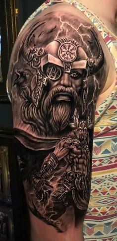 Les 100 plus beaux tatouages viking 77