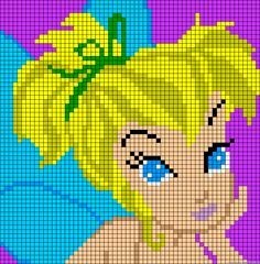 100 top idées de pixel art Disney faciles 82