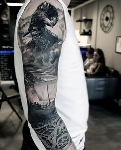 Les 100 plus beaux tatouages viking 91