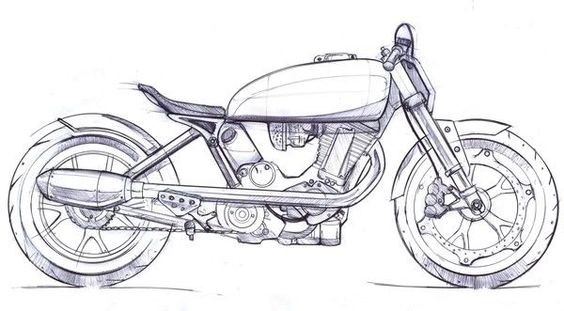 50 top idées de dessins de moto 9 50 top idées de dessins de moto 9