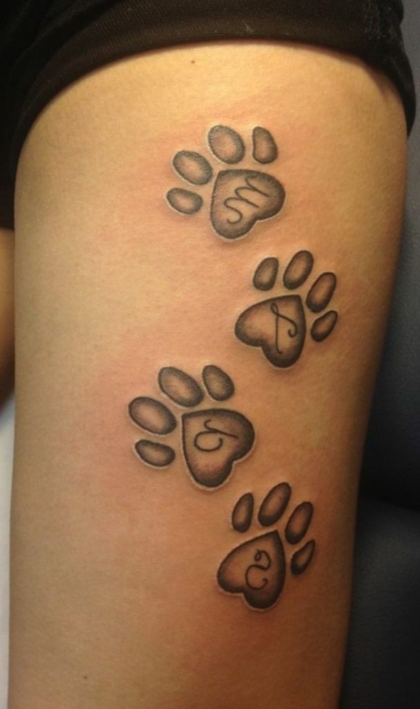 50 top idées de tatouages patte de chien 9 50 top idées de tatouages patte de chien 9