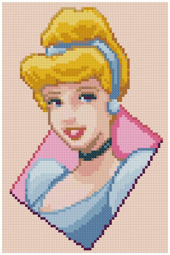 100 top idées de pixel art Disney faciles 91