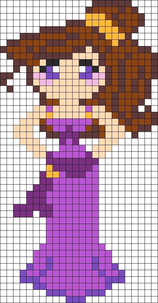 100 top idées de pixel art Disney faciles 92
