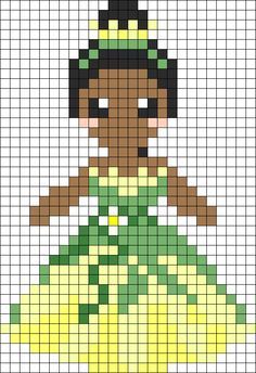 100 top idées de pixel art Disney faciles 93