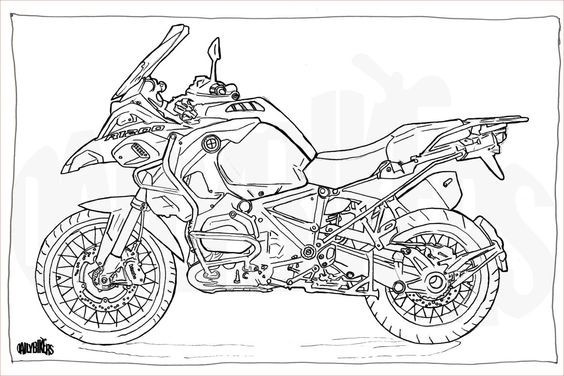 50 top idées de dessins de moto 10