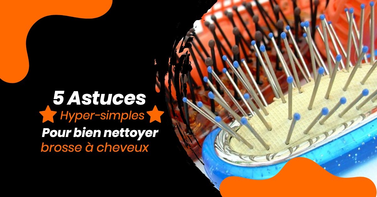 5 Astuces hyper-simples pour nettoyer brosse à cheveux 1 5 Astuces hyper-simples pour nettoyer brosse à cheveux 1