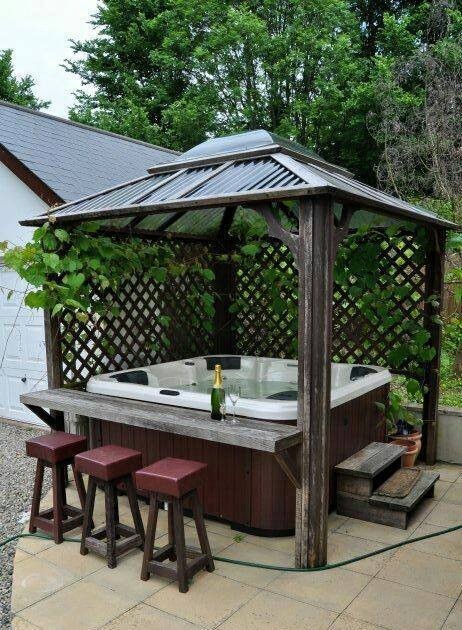 18 top idées d'habillages de jacuzzi 16