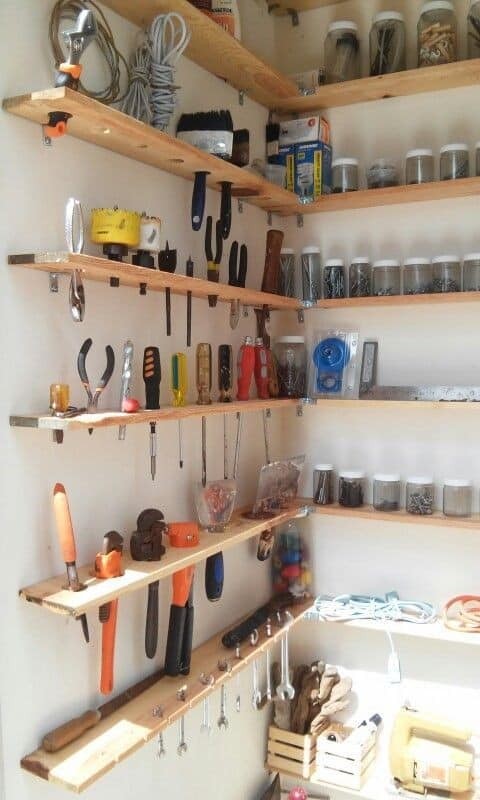 23 idées pour organiser les outils de votre atelier 13
