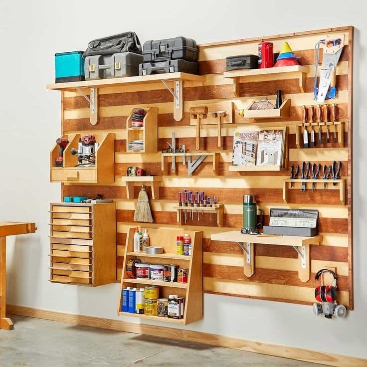 23 idées pour organiser les outils de votre atelier 6
