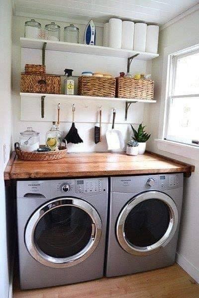 25 très bonnes idées pour le coin linge 14