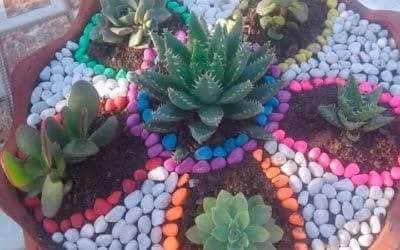 27 idées de beaux jardins décorés avec des pierres 9