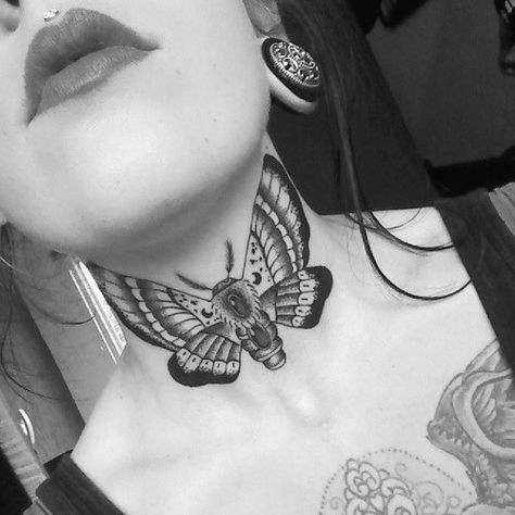 54 top idées de tatouages cou pour s'inspirer 29