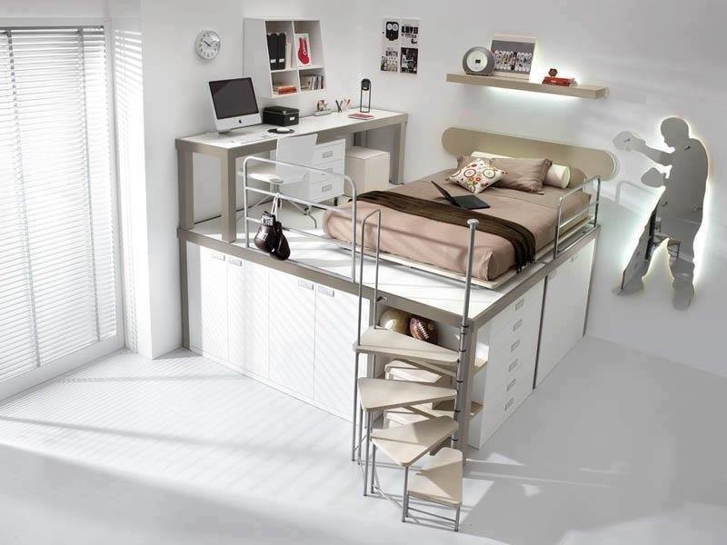 34 idées pour économiser de l'espace dans votre chambre 30