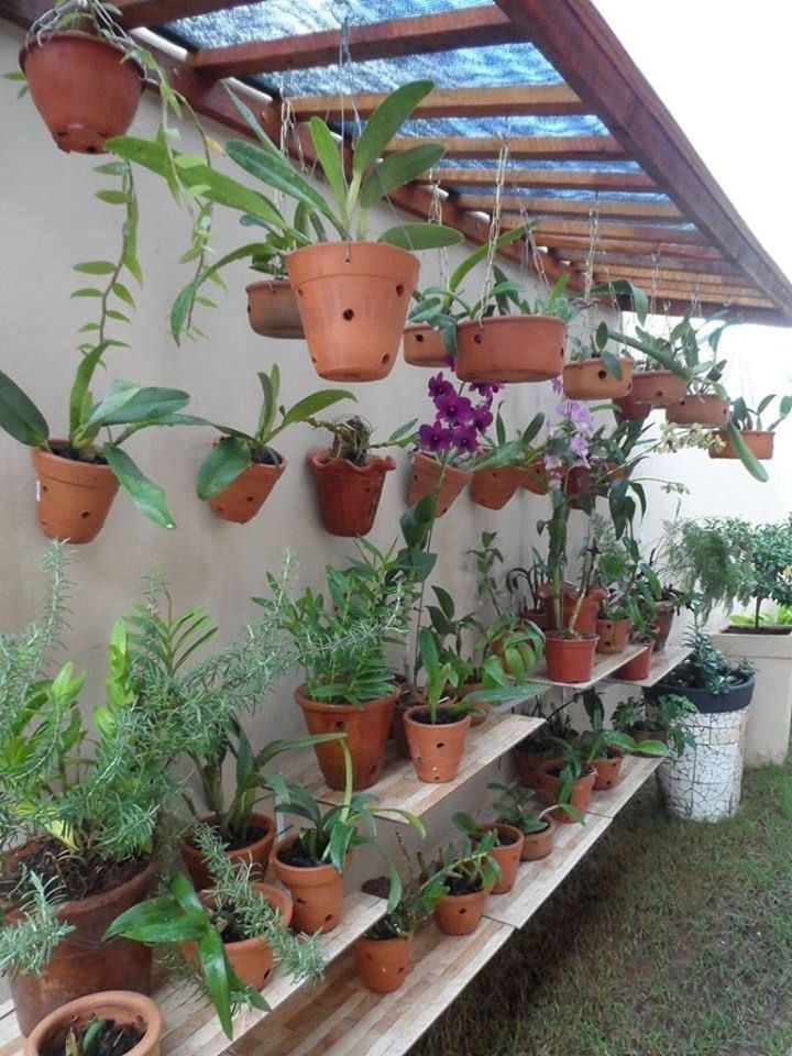 34 top idées d'étagères de jardin créatives 8 34 top idées d'étagères de jardin créatives 8