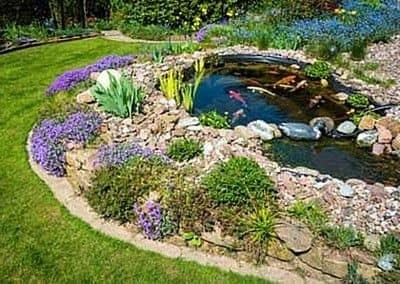 37 idées d'étangs de jardin avec des cascades 6