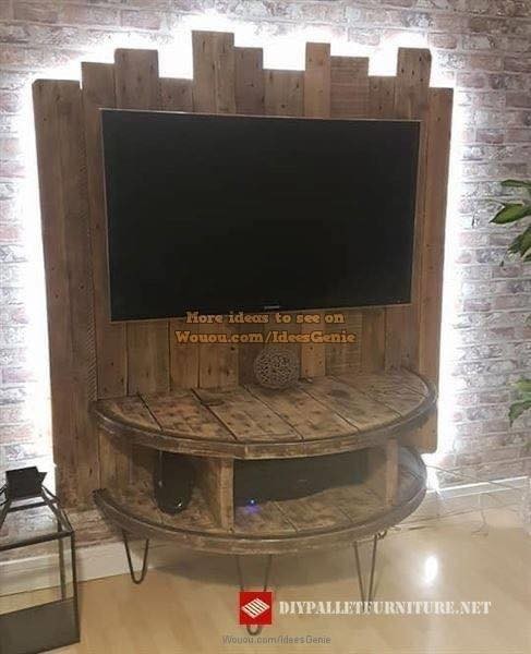 42 idées pour décorer un mur avec des palettes 11 42 idées pour décorer un mur avec des palettes 11
