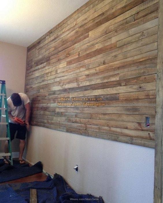 42 idées pour décorer un mur avec des palettes 12 42 idées pour décorer un mur avec des palettes 12