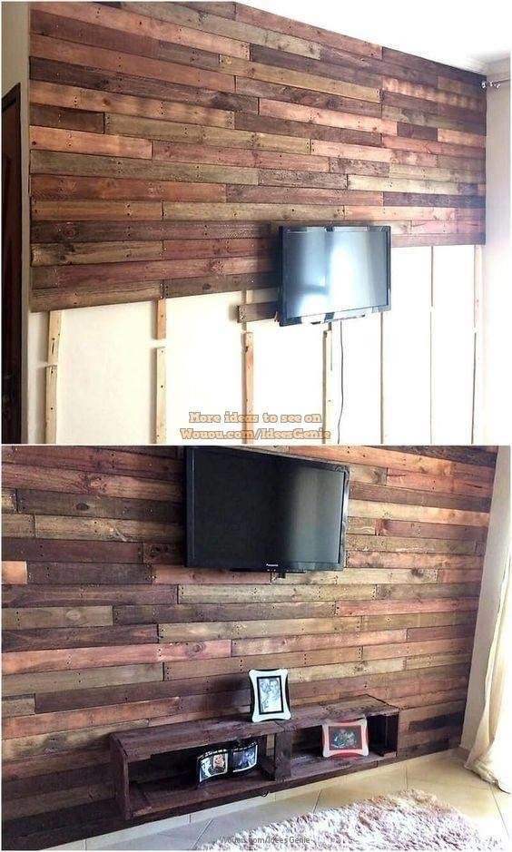 42 idées pour décorer un mur avec des palettes 13 42 idées pour décorer un mur avec des palettes 13