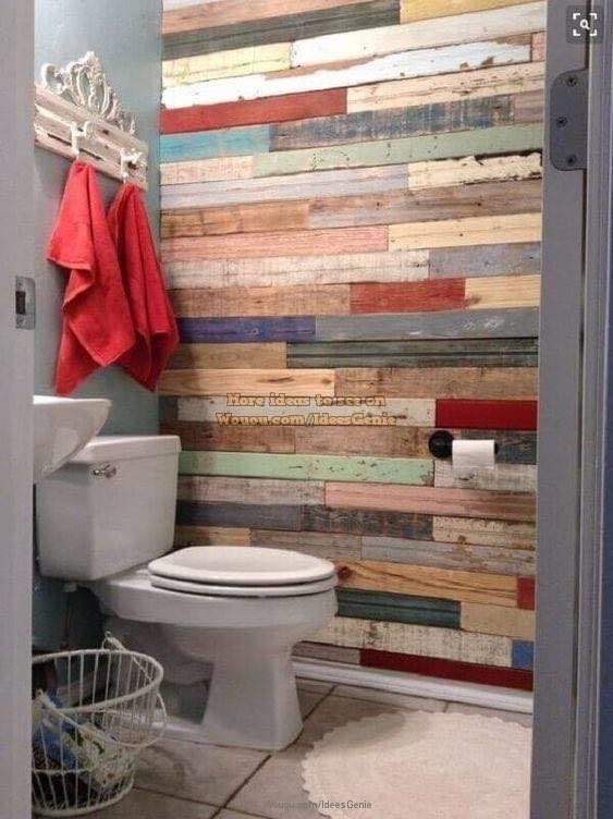 42 idées pour décorer un mur avec des palettes 27 42 idées pour décorer un mur avec des palettes 27
