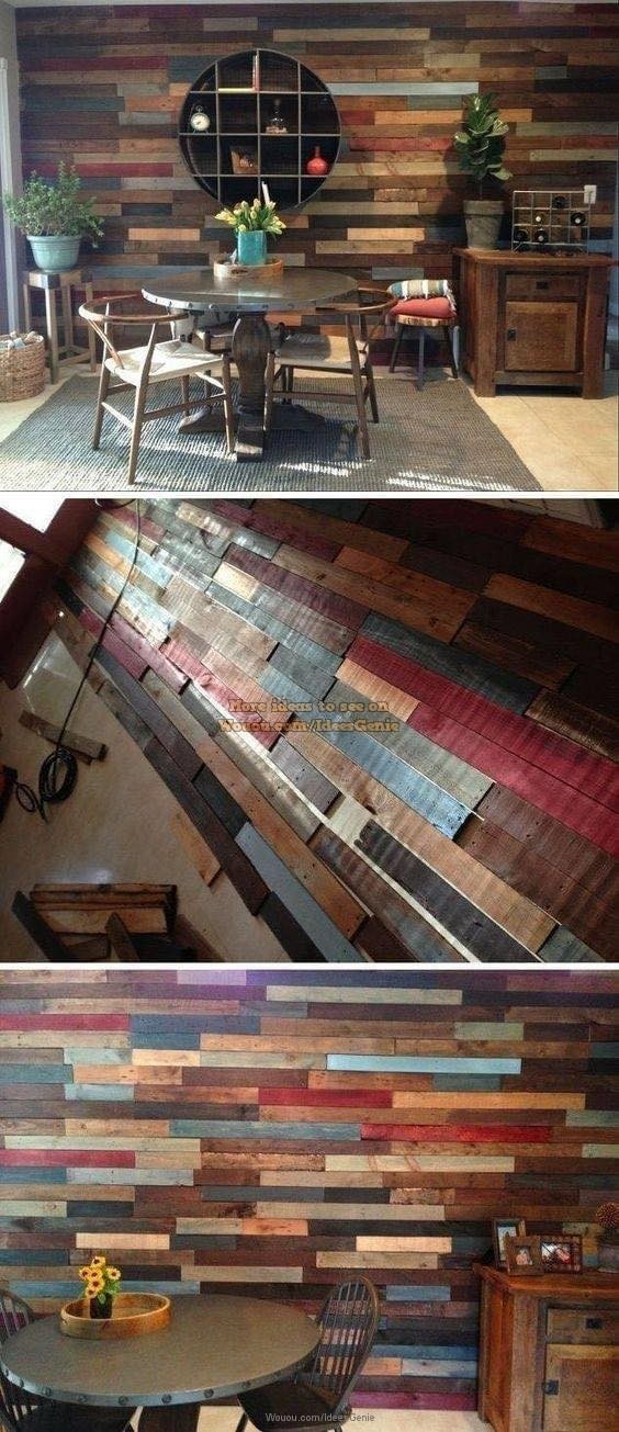 42 idées pour décorer un mur avec des palettes 41 42 idées pour décorer un mur avec des palettes 41