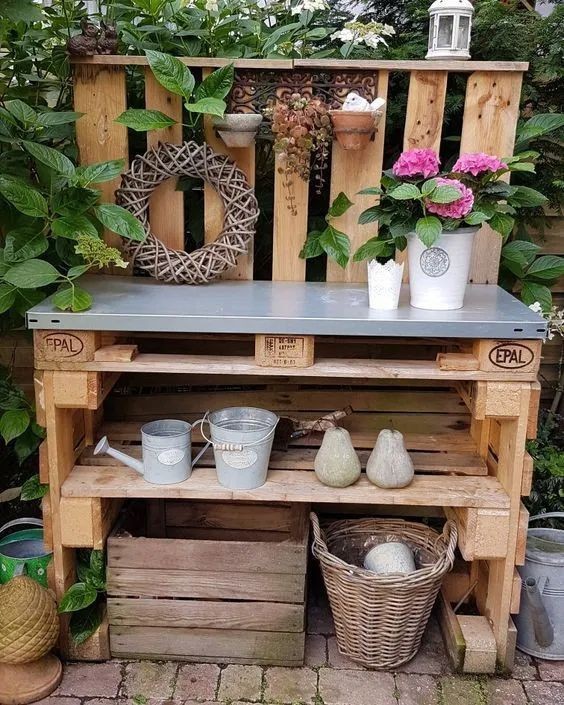 43 décorations de jardin à faire avec des palettes 16 43 décorations de jardin à faire avec des palettes 16
