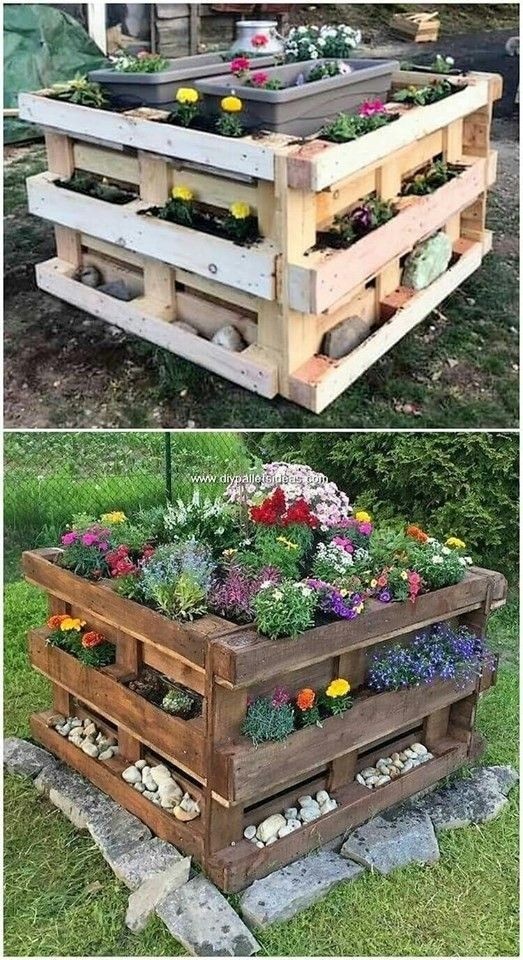 43 décorations de jardin à faire avec des palettes 19 43 décorations de jardin à faire avec des palettes 19