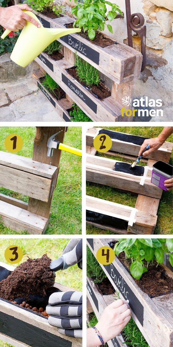 43 décorations de jardin à faire avec des palettes 5 43 décorations de jardin à faire avec des palettes 5