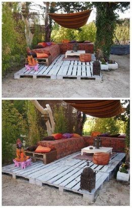 43 décorations de jardin à faire avec des palettes 10 43 décorations de jardin à faire avec des palettes 10