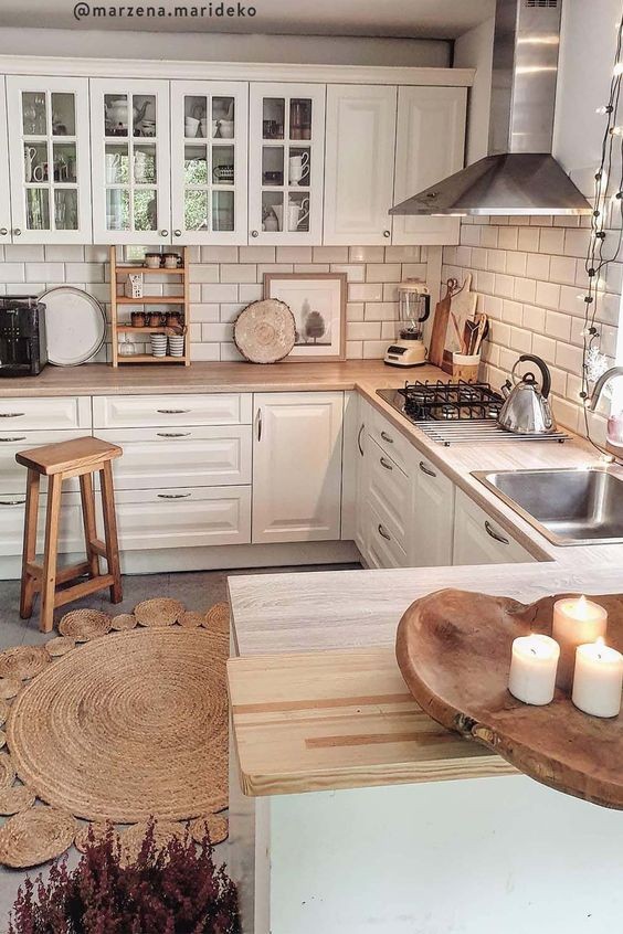85 top idées de cuisines blanches et bois 12 85 top idées de cuisines blanches et bois 12