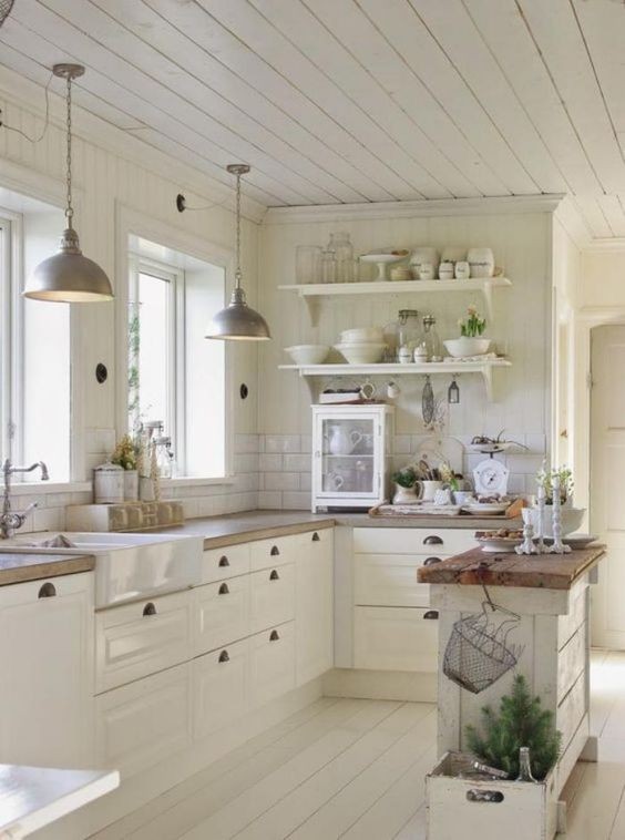85 top idées de cuisines blanches et bois 20 85 top idées de cuisines blanches et bois 20