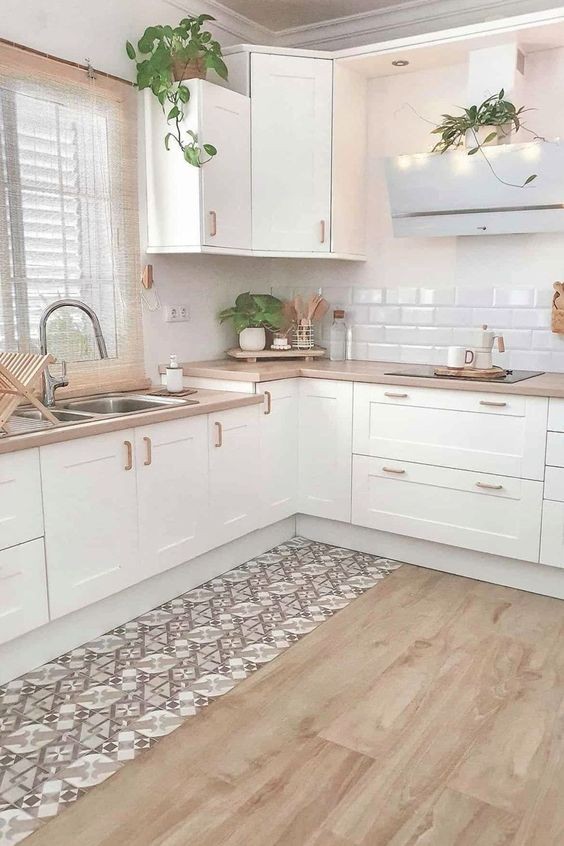 85 top idées de cuisines blanches et bois 43 85 top idées de cuisines blanches et bois 43
