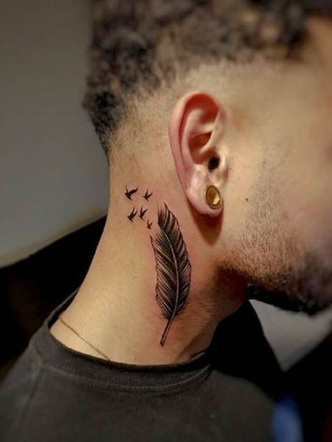 54 top idées de tatouages cou pour s'inspirer 10