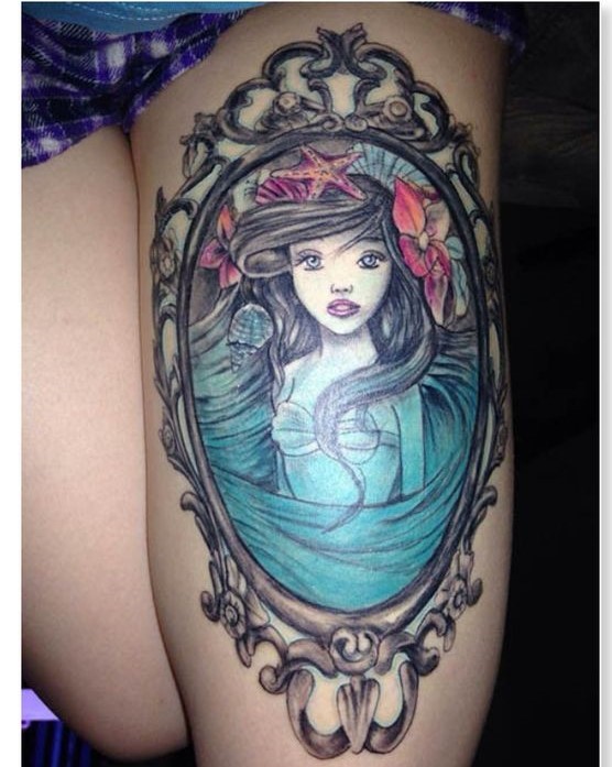 100 top idées de tatouages cuisse pour femme 16