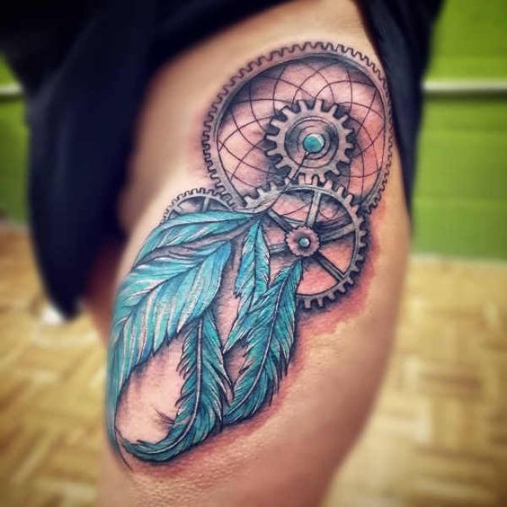 100 top idées de tatouages cuisse pour femme 28
