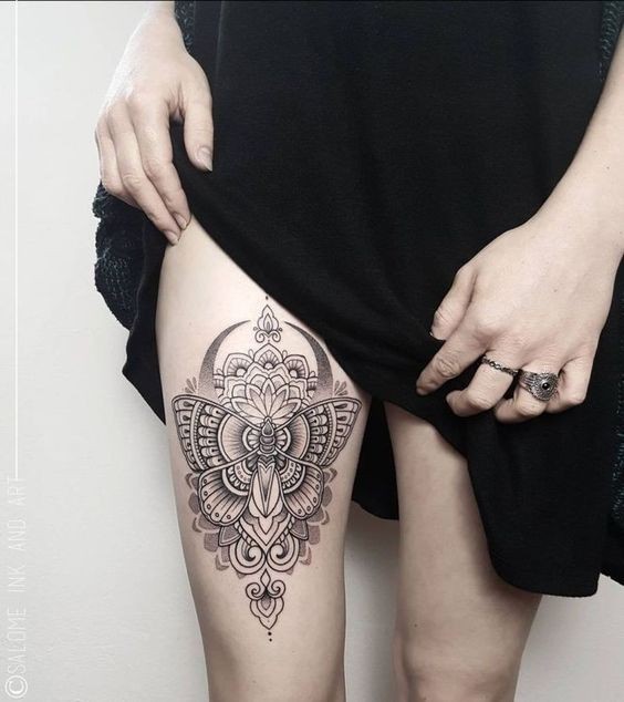 100 top idées de tatouages cuisse pour femme 31