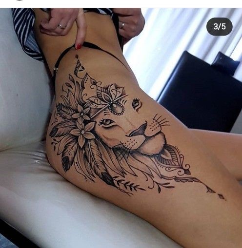 100 top idées de tatouages cuisse pour femme 37