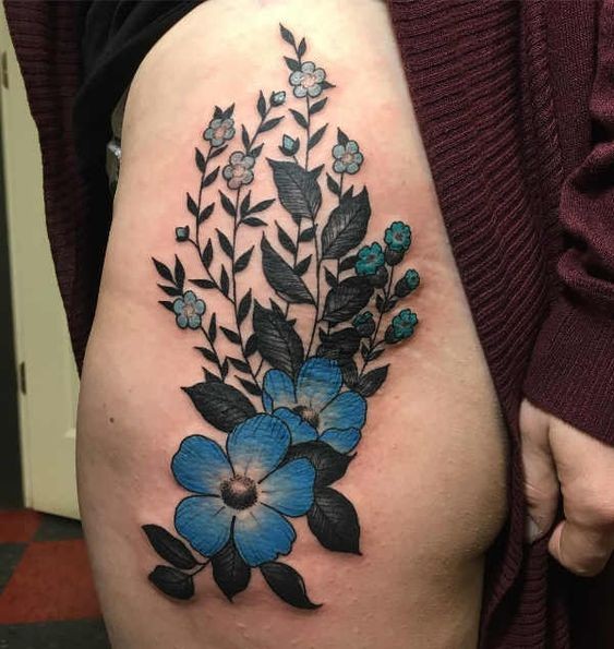 100 top idées de tatouages cuisse pour femme 42