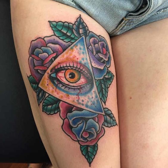 100 top idées de tatouages cuisse pour femme 54