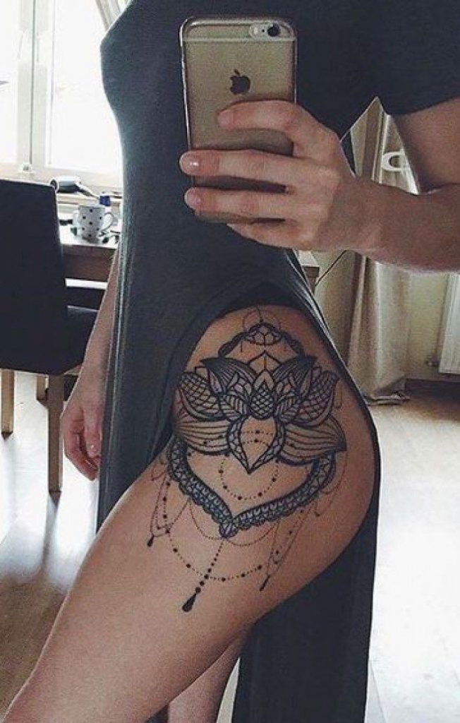 100 top idées de tatouages cuisse pour femme 79