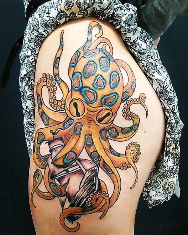 100 top idées de tatouages cuisse pour femme 84