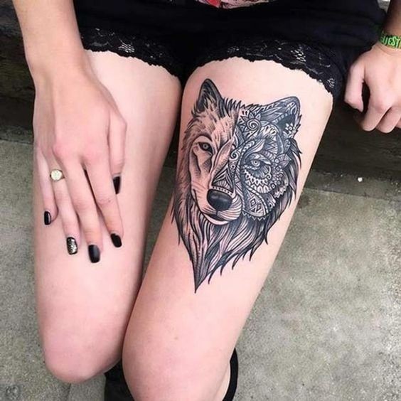 100 top idées de tatouages cuisse pour femme 85