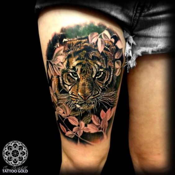 100 top idées de tatouages cuisse pour femme 93